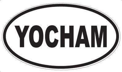 YOCHAM - Oval Sticker