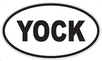 YOCK - Oval Sticker