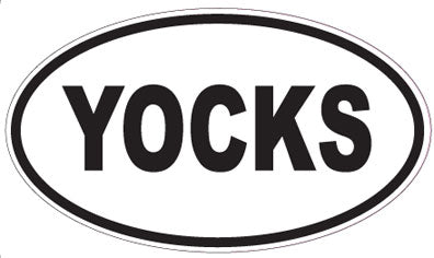 YOCKS - Oval Sticker