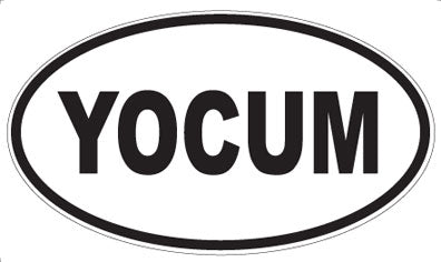 YOCUM - Oval Magnet