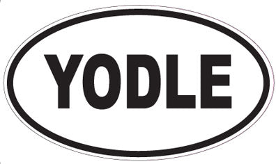 YODLE - Oval Sticker