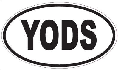 YODS - Oval Sticker