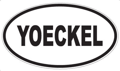 YOECKEL - Oval Magnet