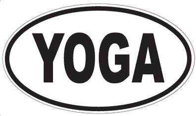 YOGA - Oval Sticker
