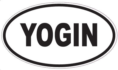 YOGIN - Oval Sticker