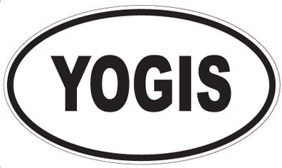 YOGIS - Oval Sticker