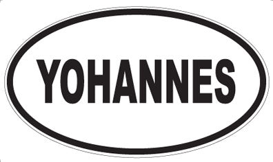 YOHANNES - Oval Magnet