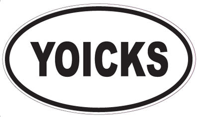 YOICKS - Oval Sticker