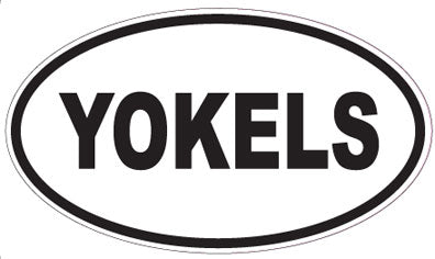 YOKELS - Oval Sticker