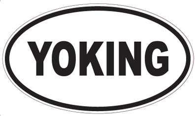 YOKING - Oval Sticker