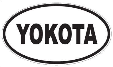 YOKOTA - Oval Sticker