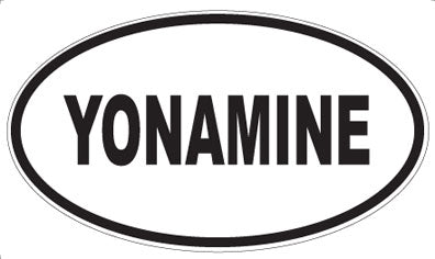 YONAMINE - Oval Sticker