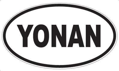 YONAN - Oval Sticker