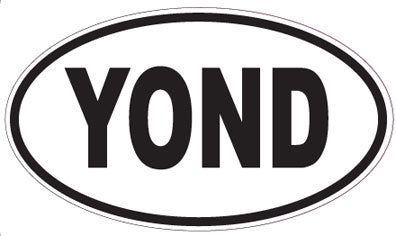 YOND - Oval Sticker