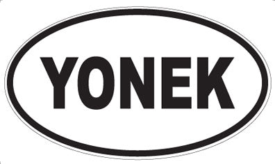 YONEK - Oval Sticker