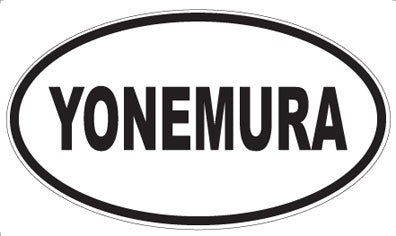 YONEMURA - Oval Sticker
