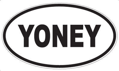 YONEY - Oval Sticker