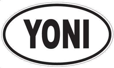 YONI - Oval Sticker