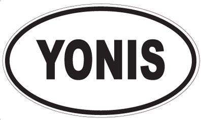 YONIS - Oval Sticker