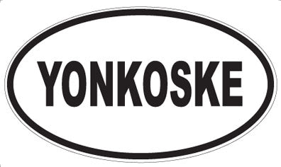 YONKOSKE - Oval Magnet