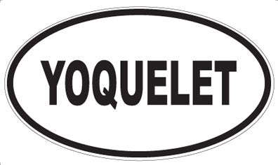 YOQUELET - Oval Sticker
