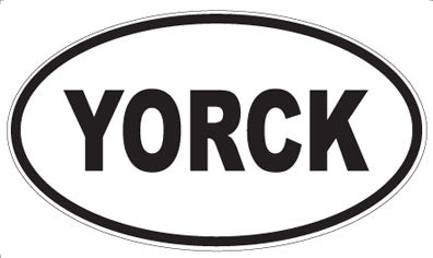 YORCK - Oval Magnet