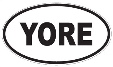 YORE - Oval Sticker