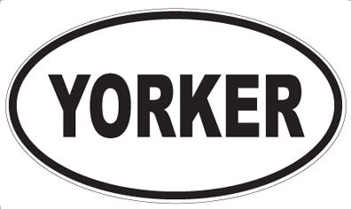 YORKER - Oval Magnet