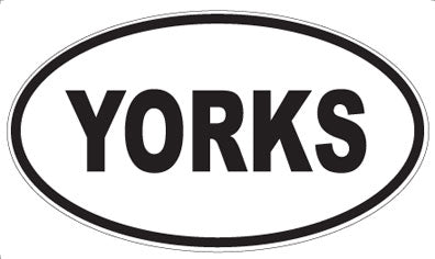 YORKS - Oval Magnet
