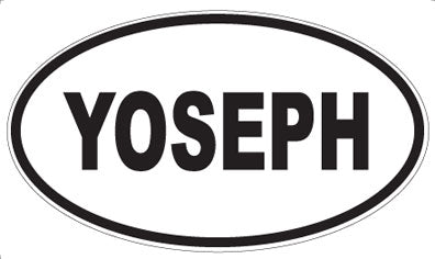 YOSEPH - Oval Sticker