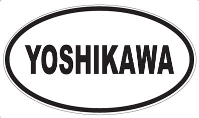 YOSHIKAWA - Oval Sticker