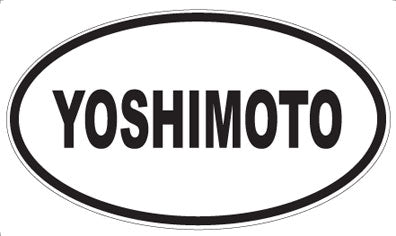 YOSHIMOTO - Oval Sticker