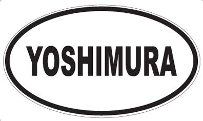 YOSHIMURA - Oval Sticker