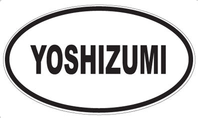 YOSHIZUMI - Oval Sticker