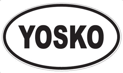 YOSKO - Oval Magnet