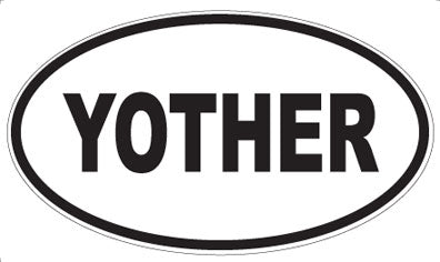 YOTHER - Oval Sticker