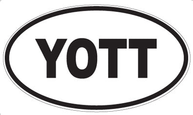 YOTT - Oval Sticker