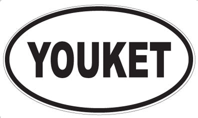 YOUKET - Oval Sticker