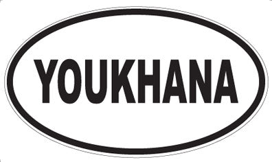 YOUKHANA - Oval Sticker