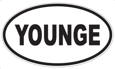 YOUNGE - Oval Magnet