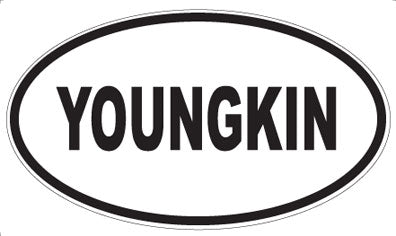 YOUNGKIN - Oval Sticker