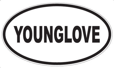 YOUNGLOVE - Oval Sticker