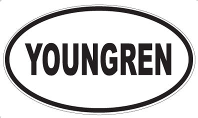 YOUNGREN - Oval Sticker