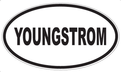 YOUNGSTROM - Oval Magnet