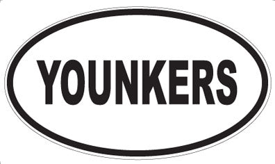 YOUNKERS - Oval Sticker