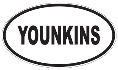 YOUNKINS - Oval Sticker