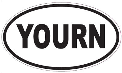 YOURN - Oval Sticker
