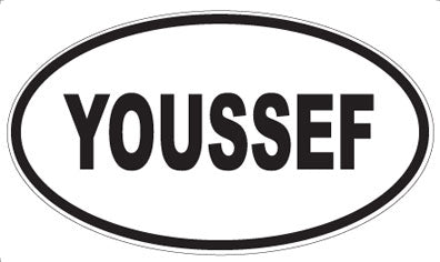 YOUSSEF - Oval Magnet