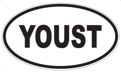 YOUST - Oval Sticker