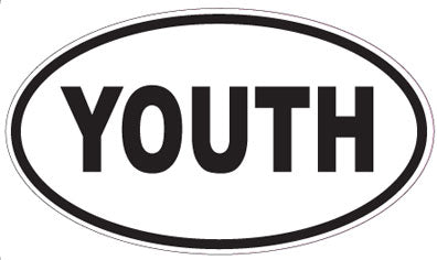 YOUTH - Oval Sticker